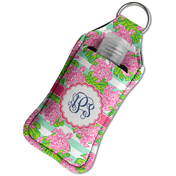 Preppy Sanitizer Holder Keychain - Large in Case