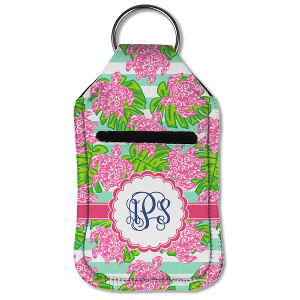 Preppy Sanitizer Holder Keychain - Small (Front Flat)