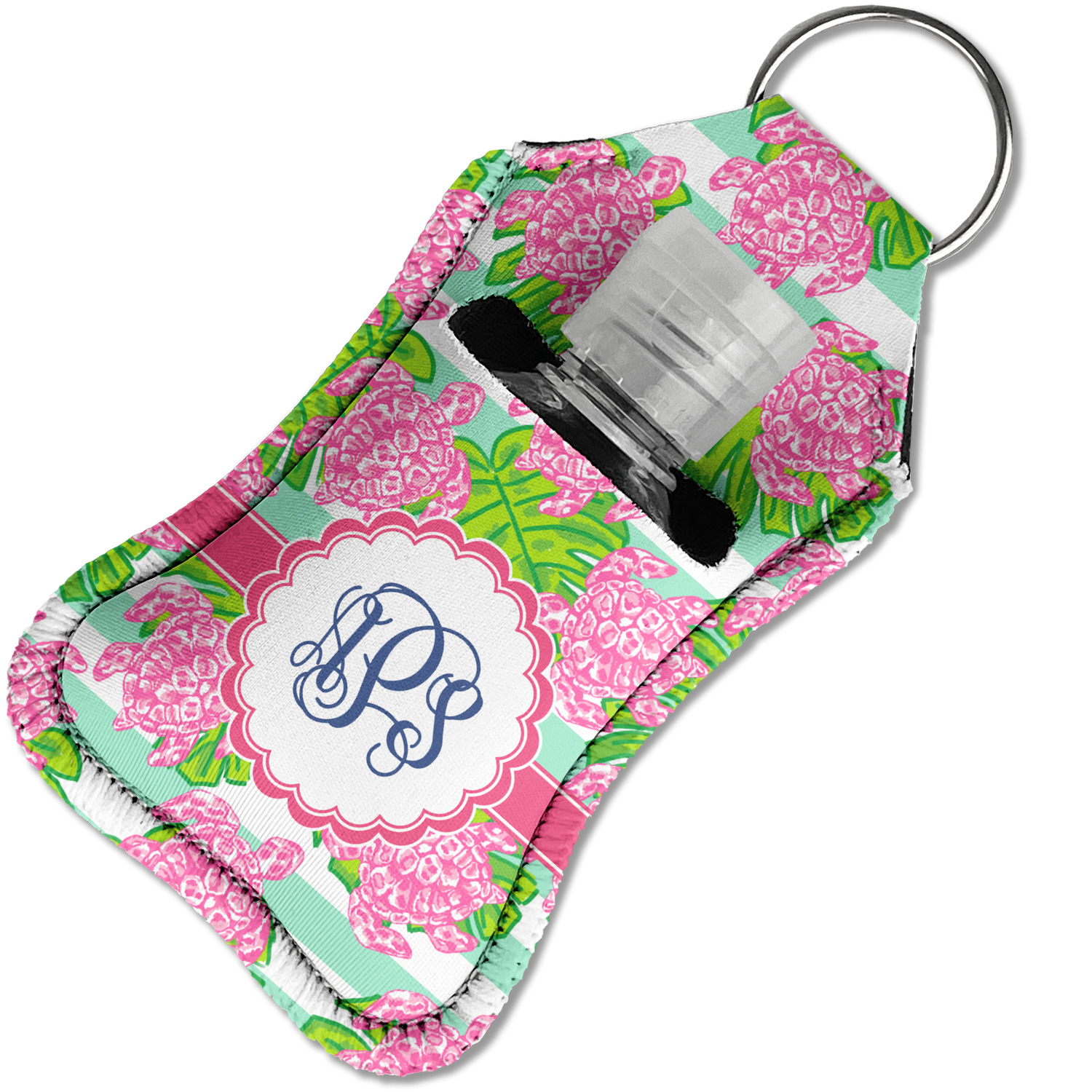 Custom Preppy Hand Sanitizer & Keychain Holder (Personalized