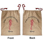 Preppy Santa Sack - Front & Back (Personalized)