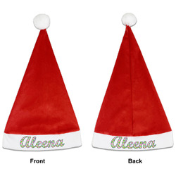 Preppy Santa Hat - Front & Back (Personalized)