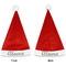Preppy Santa Hats - Front and Back (Double Sided Print) APPROVAL