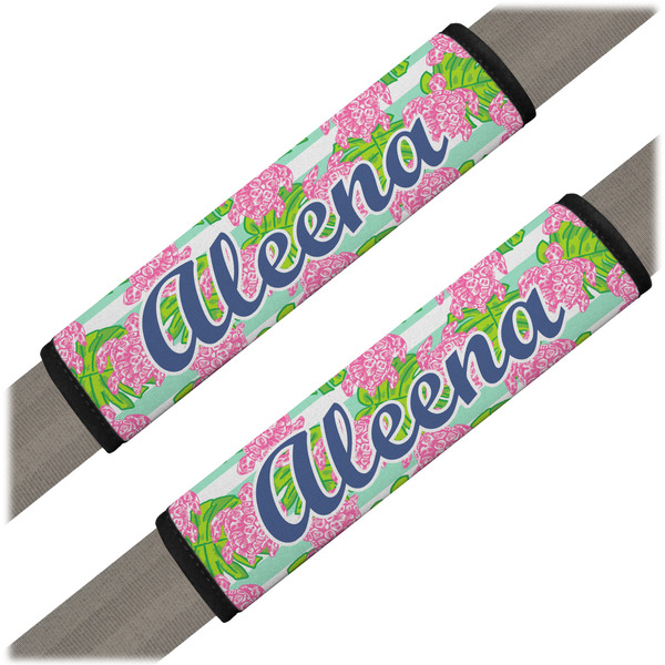 Custom Preppy Seat Belt Covers (Set of 2) (Personalized)