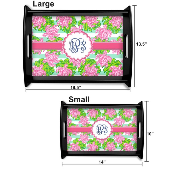 Preppy Serving Tray Black Sizes