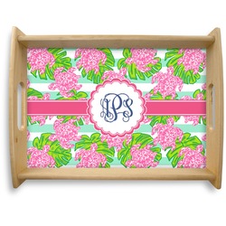 Preppy Natural Wooden Tray - Large (Personalized)