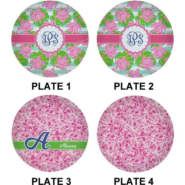 Preppy Set of Lunch / Dinner Plates (Approval)