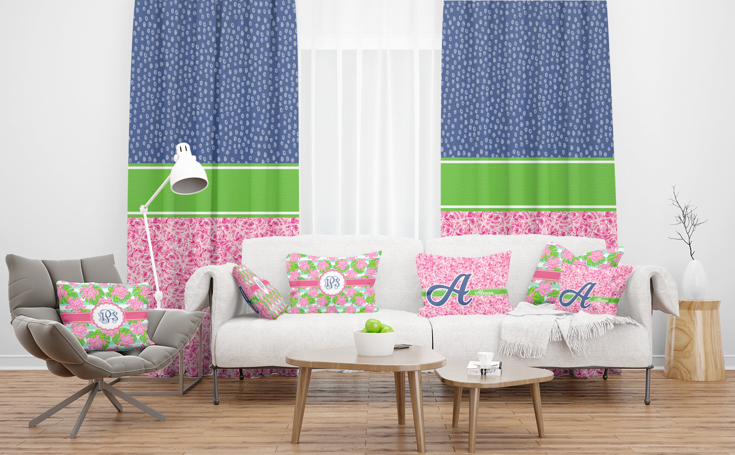 Preppy Curtain (Personalized) YouCustomizeIt