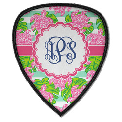 Preppy Iron on Shield Patch A w/ Monogram