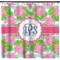 Preppy Shower Curtain (Personalized) (Non-Approval)