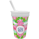 Preppy Sippy Cup with Straw (Personalized)