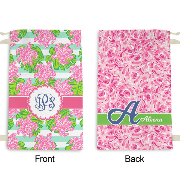 Preppy Small Laundry Bag - Front & Back View