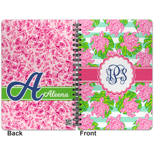 Preppy Spiral Journal 7 x 10 - Apvl