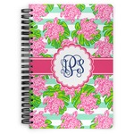 Preppy Spiral Notebook - 7x10 w/ Monogram