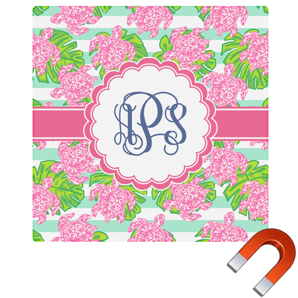 Custom Preppy Square Car Magnet - 10" (Personalized)