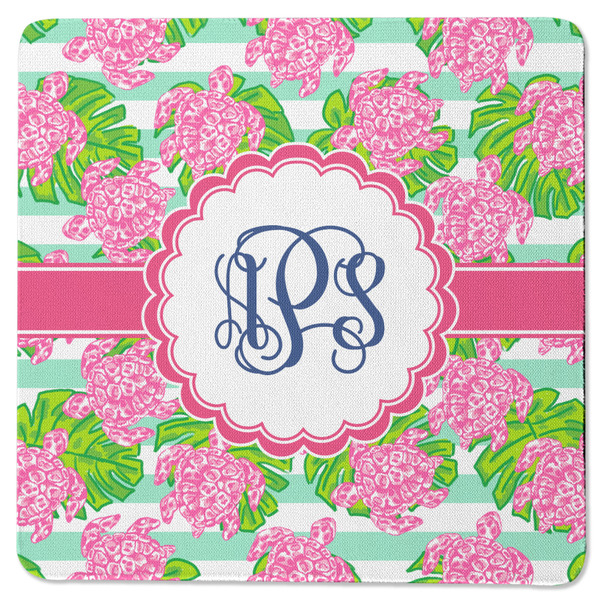 Preppy Square Coaster Rubber Back - Single