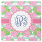 Preppy Square Rubber Backed Coaster (Personalized)