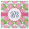 Preppy Square Rubber Backed Coaster (Personalized)