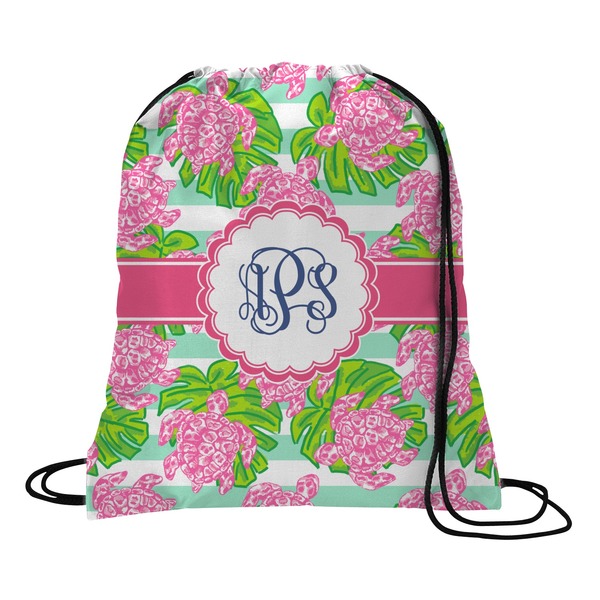 Custom Preppy Drawstring Backpack - Large (Personalized)