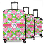 Preppy 3 Piece Luggage Set - 20" Carry On, 24" Medium Checked, 28" Large Checked (Personalized)