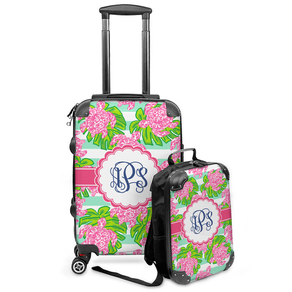 Custom Preppy Kids 2-Piece Luggage Set - Suitcase & Backpack (Personalized)