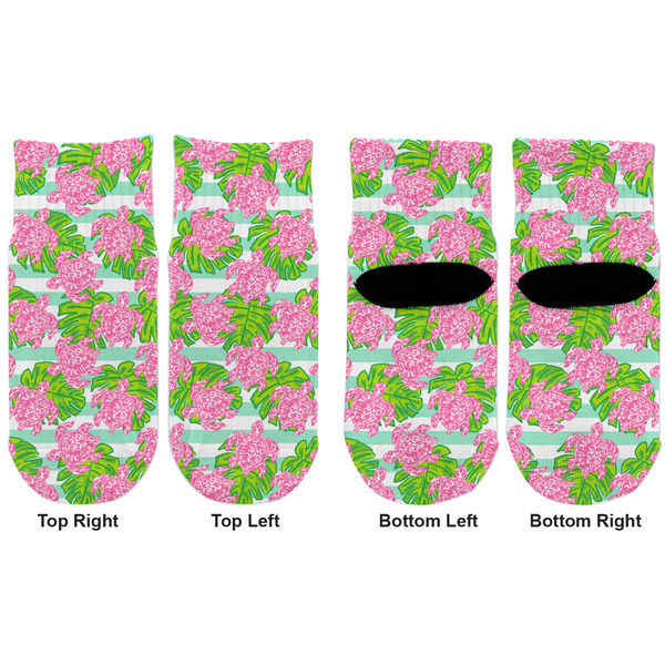 Preppy Toddler Ankle Socks - Double Pair - Front and Back - Apvl