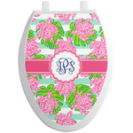 Preppy Toilet Seat Decal - Elongated (Personalized)