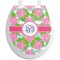 Preppy Toilet Seat Decal - Round (Personalized)