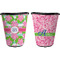 Preppy Trash Can Black - Front and Back - Apvl