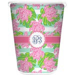 Preppy Waste Basket - Double Sided (White) (Personalized)