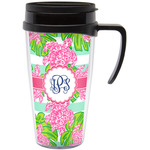 Preppy Acrylic Travel Mug with Handle (Personalized)