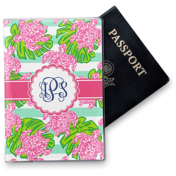 Custom Preppy Vinyl Passport Holder (Personalized)