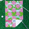 Preppy Waffle Weave Golf Towel - In Context