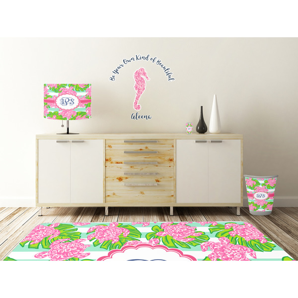 Preppy Wall Graphic Decal Wooden Desk
