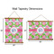 Preppy Wall Hanging Tapestries - Parent/Sizing