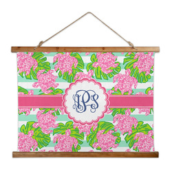Preppy Wall Hanging Tapestry - Wide (Personalized)