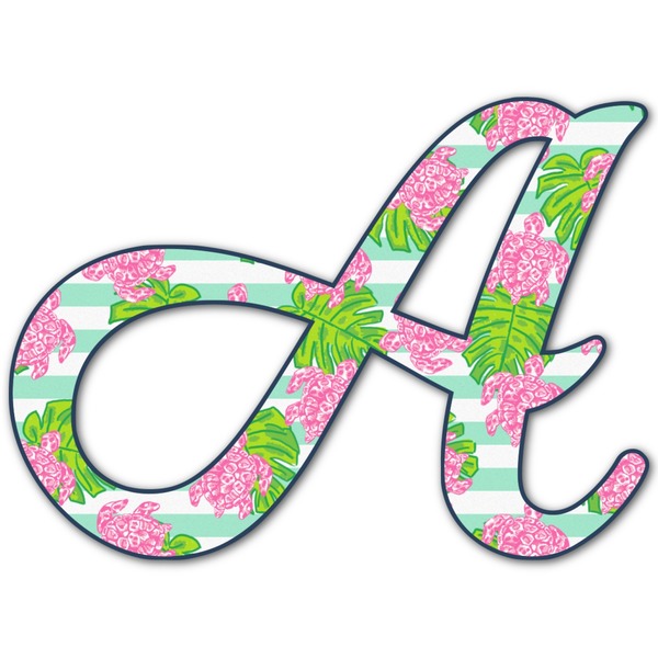 Custom Preppy Letter Decal - Large (Personalized)