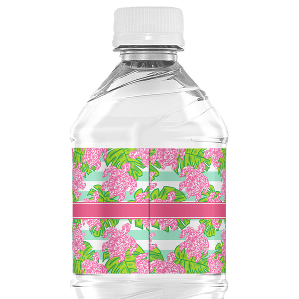 Preppy Water Bottle Label - Back View