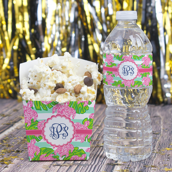 Preppy Water Bottle Label - w/ Favor Box