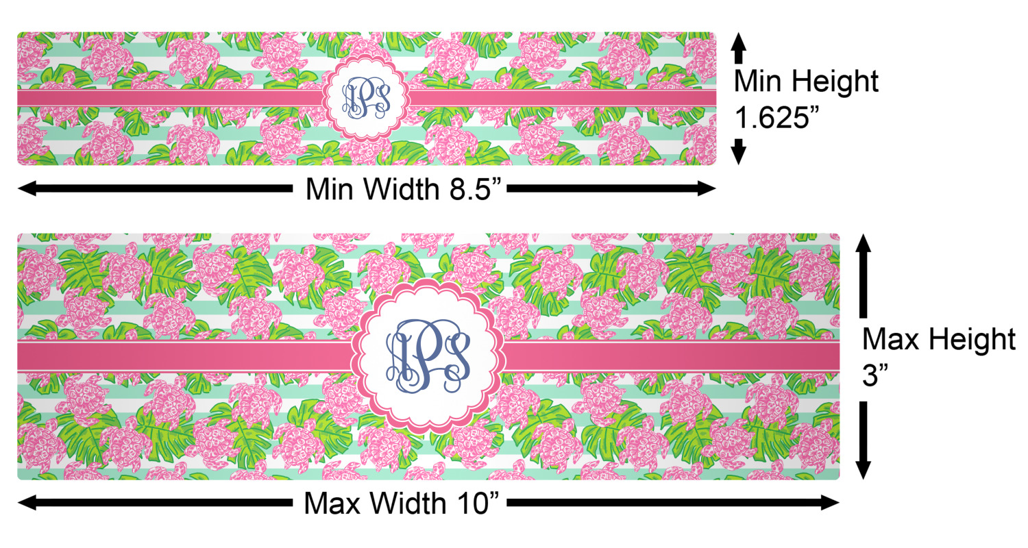 Custom Preppy Water Bottle Labels Custom Sized (Personalized) YouCustomizeIt