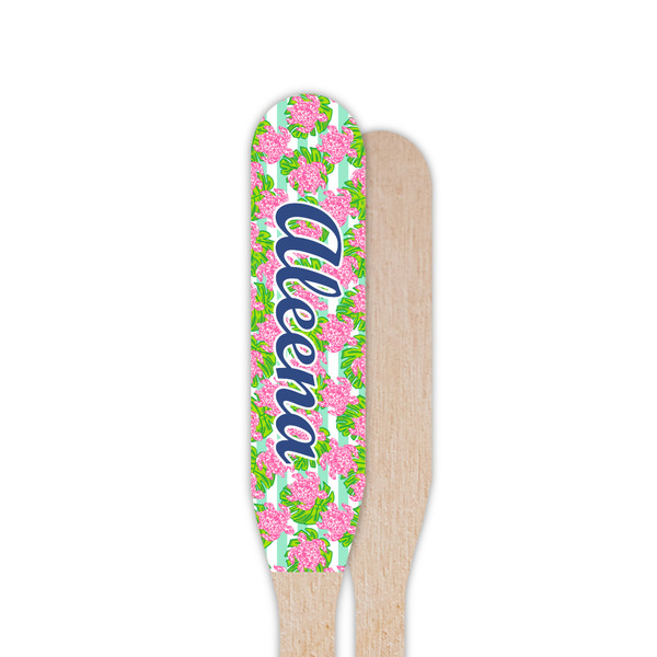 Preppy Wooden Food Pick - Paddle - Single Sided - Front & Back