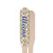 Preppy Wooden Food Pick - Paddle - Single Sided - Front & Back