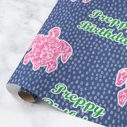 Preppy Wrapping Paper Roll - Medium - Matte (Personalized)