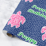 Preppy Wrapping Paper Roll - Medium (Personalized)