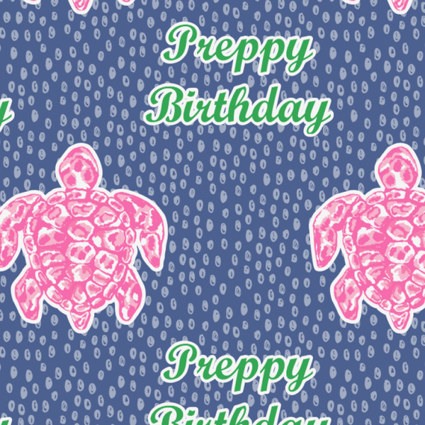 Preppy Wrapping Paper Square