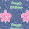 Preppy Wrapping Paper Square