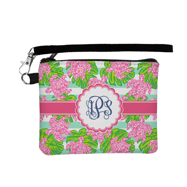 Custom Preppy Wristlet ID Case w/ Monogram