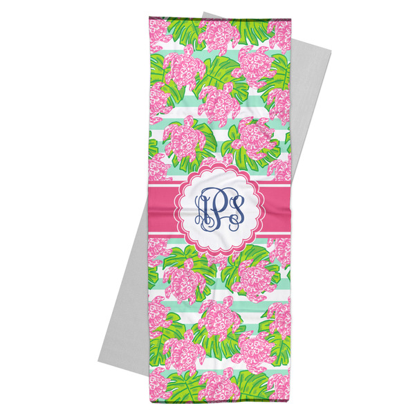 Custom Preppy Yoga Mat Towel (Personalized)