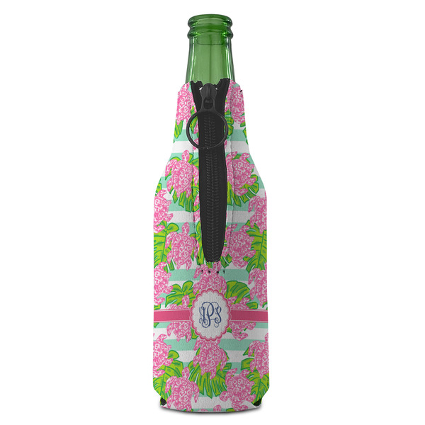 Preppy Zipper Bottle Cooler - BACK (bottle)