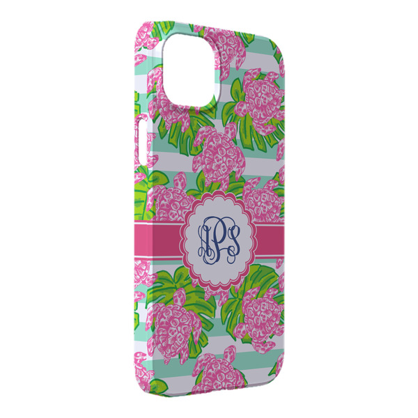 Custom Preppy iPhone Case - Plastic - iPhone 14 Plus (Personalized)