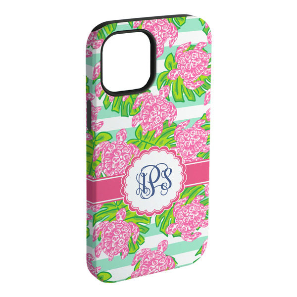 Custom Preppy iPhone Case - Rubber Lined (Personalized)